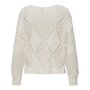 Voir la diapositive 2 : Only Pull Ecru Femme Only Patricia
