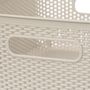 Voir la diapositive 2 :  Panier de Rangement  Crochet  10cm Beige Lin