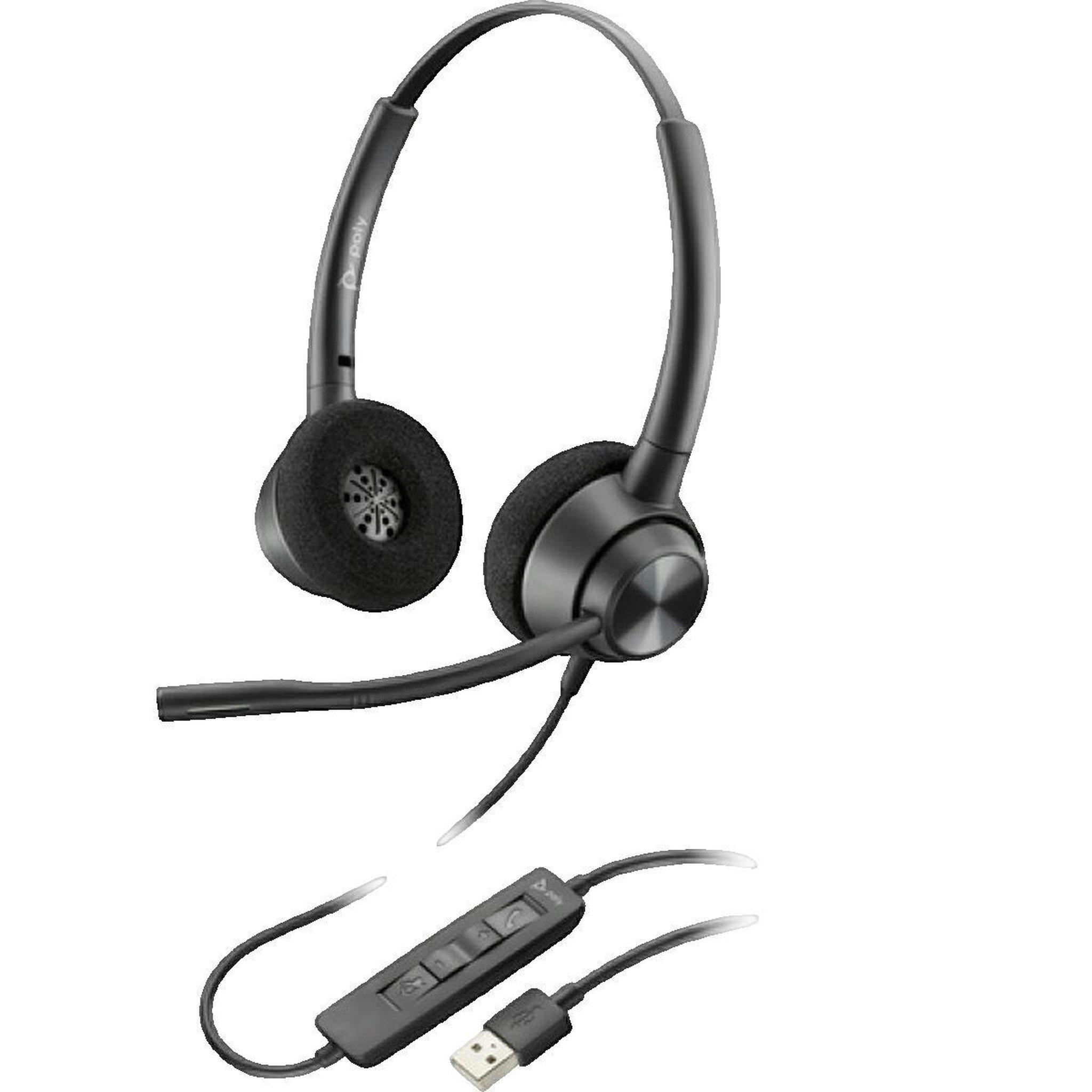 POLYCOM Casque Poly EncorePro 310 - EncorePro 300 series Noir