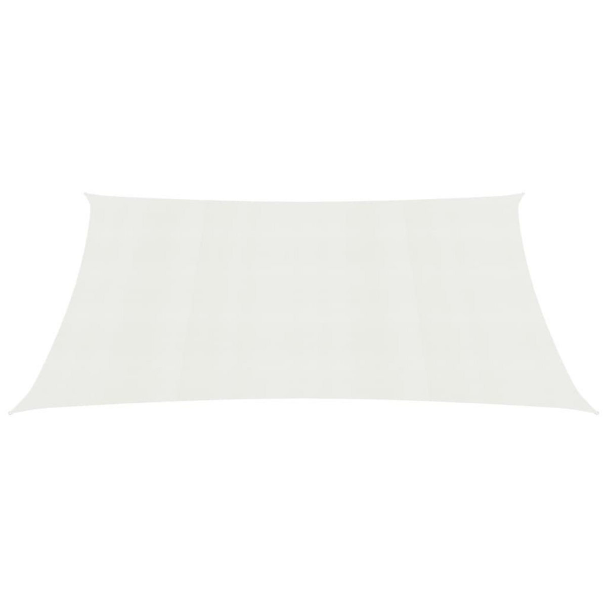 VIDAXL Voile d'ombrage 160 g/m^2 Blanc 2x4,5 m PEHD