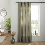 Voir la diapositive 1 : FUTURE HOME Rideau uni en gaze de coton oeillets à l'unité 140x300cm
