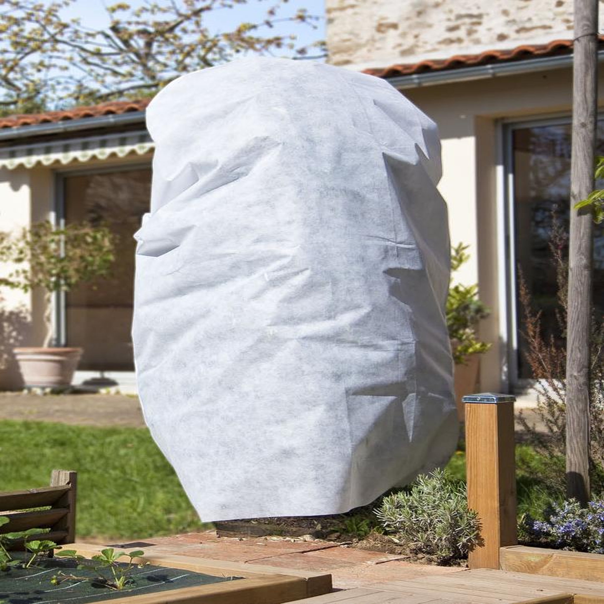 Nortene Housse d'hivernage HIVERNEST - H. 1,8 m - 50 g/m²