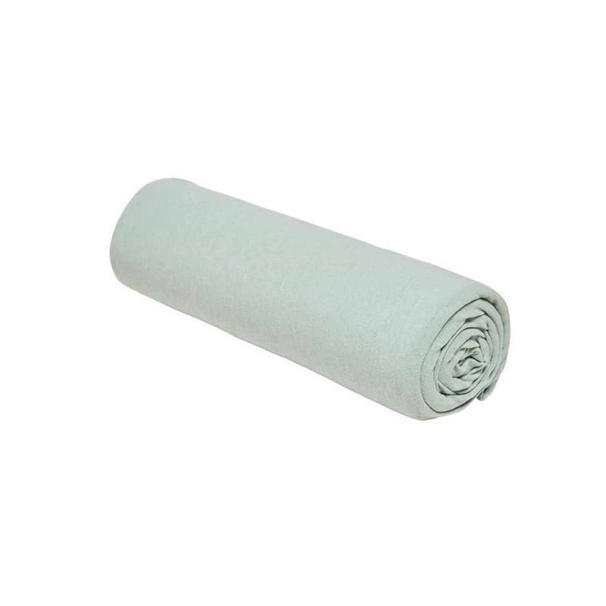 Today Drap housse TODAY Essential - 140 x 190+25 cm - 1 personne - 100% Coton jersey - Celadon