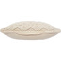 Voir la diapositive 4 : ATMOSPHERA Coussin design ethnique macramé Eté Indien - L. 40 x l. 40 cm - Beige
