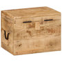 Voir la diapositive 4 : VIDAXL Boîte de rangement 39x28x31 cm Bois massif d'acacia
