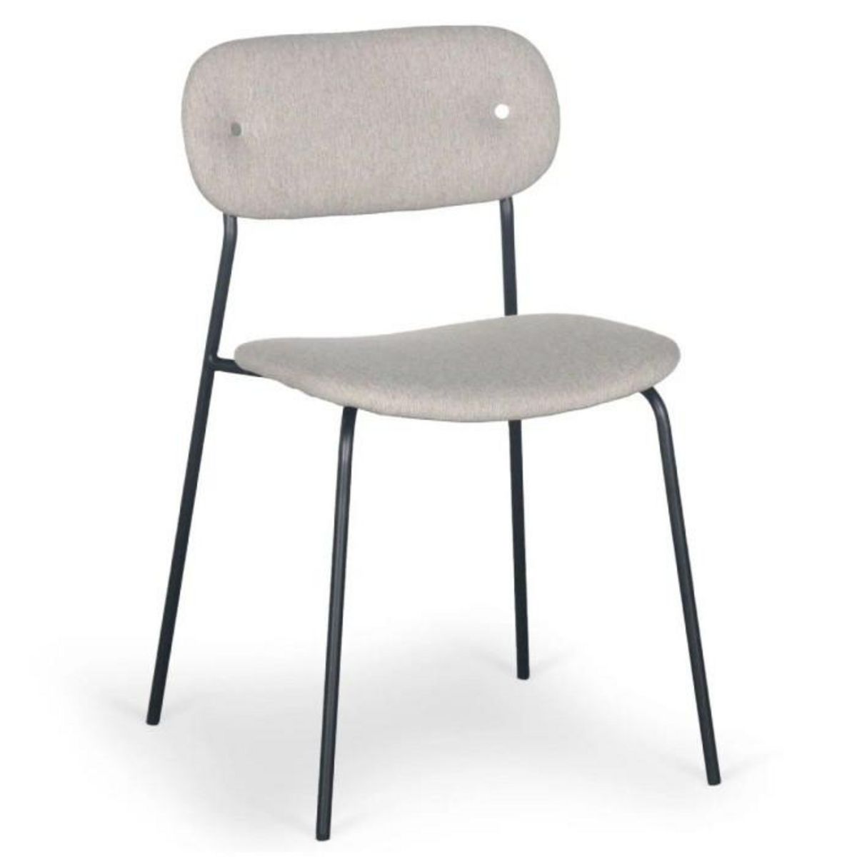 Paris Prix Lot de 8 Chaises Design  Tyler  80cm Beige