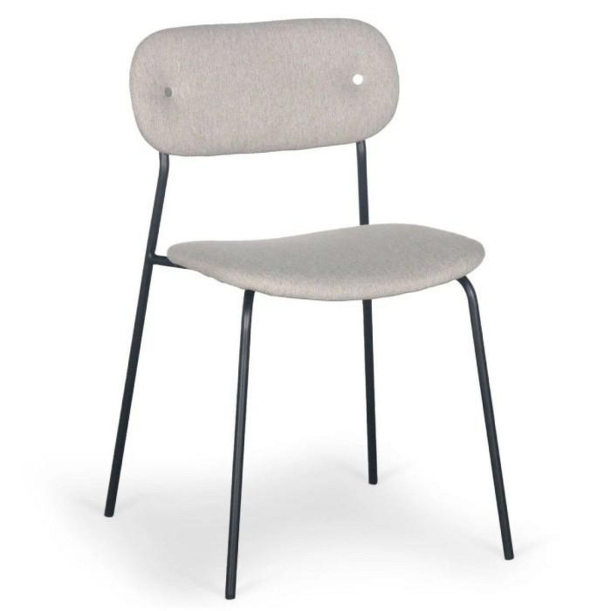 Paris Prix Lot de 8 Chaises Design  Tyler  80cm Beige