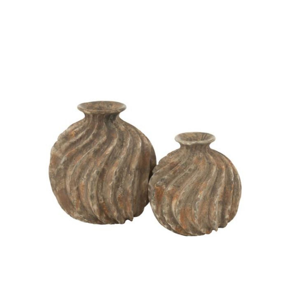 Paris Prix Vase Ballon en Résine  Antique  34cm Multicolore