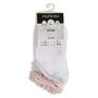 Voir la diapositive 2 : INEXTENSO Lot de 2 socquettes bébé fille