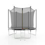 Voir la diapositive 1 : JUMP4FUN Trampoline de jardin ø244 cm- 8FT- Filet intérieur, Matelas de protection et Echelle