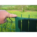 Jardiline 100 clips pour lanière largeur 43 mm - Gris anthracite - Jardiline