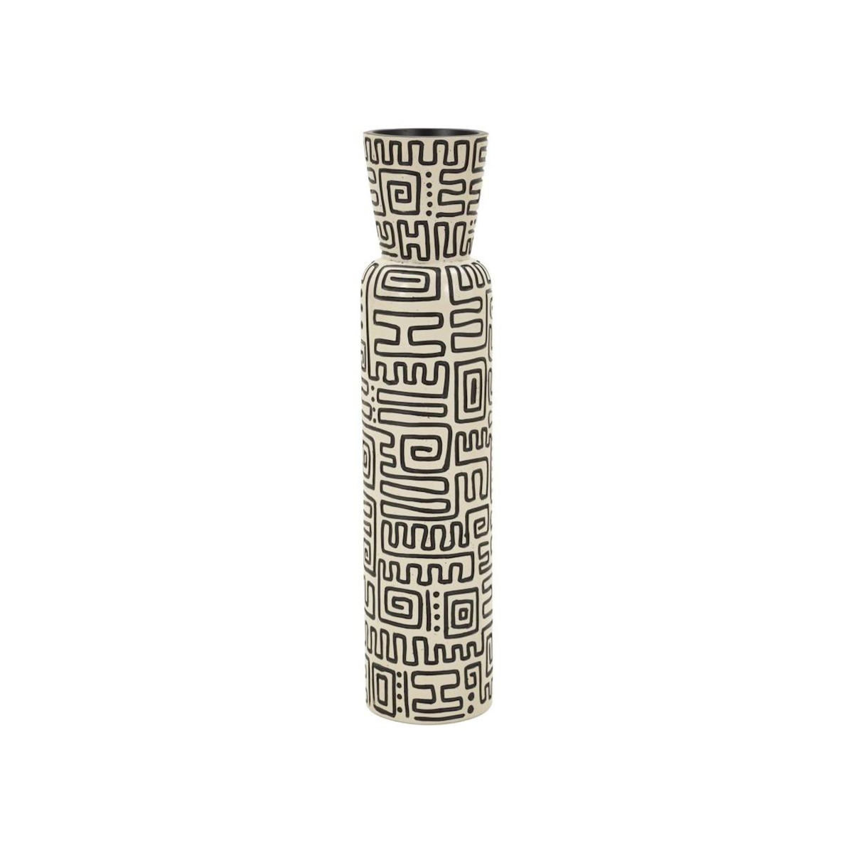 Paris Prix Vase Design  Nairobi  65cm Blanc & Noir