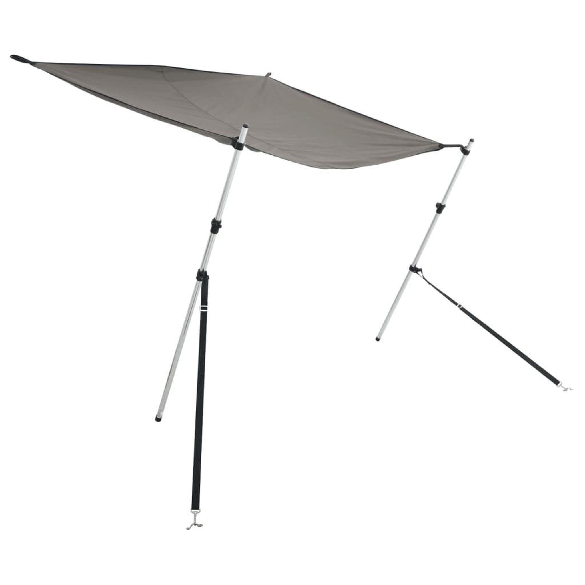 Voir la diapositive 3 : VIDAXL Kit d'extension d'ombrage T-Top gris anthracite