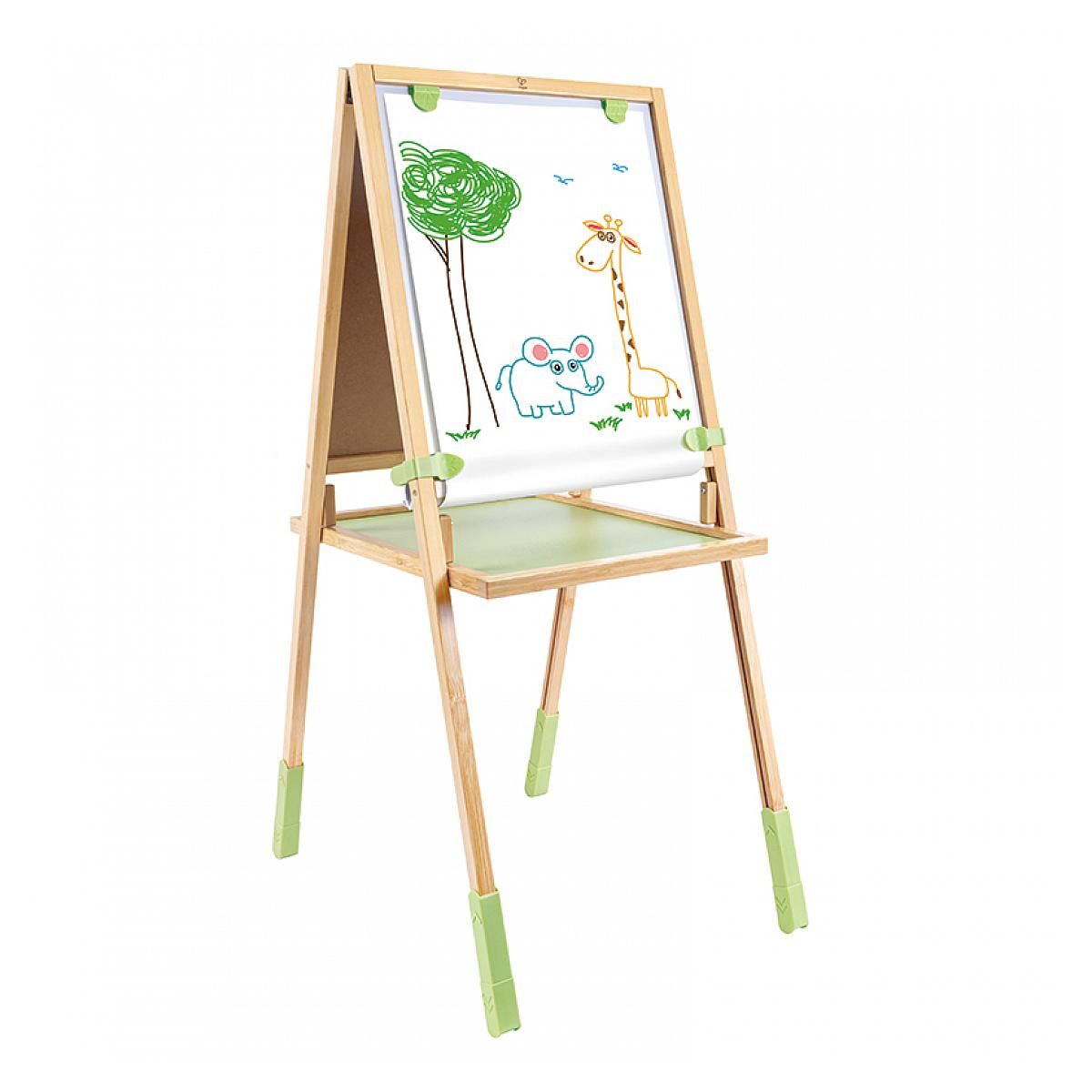 Hape Tableau 2 en 1 en Bambou Léger et Pratique