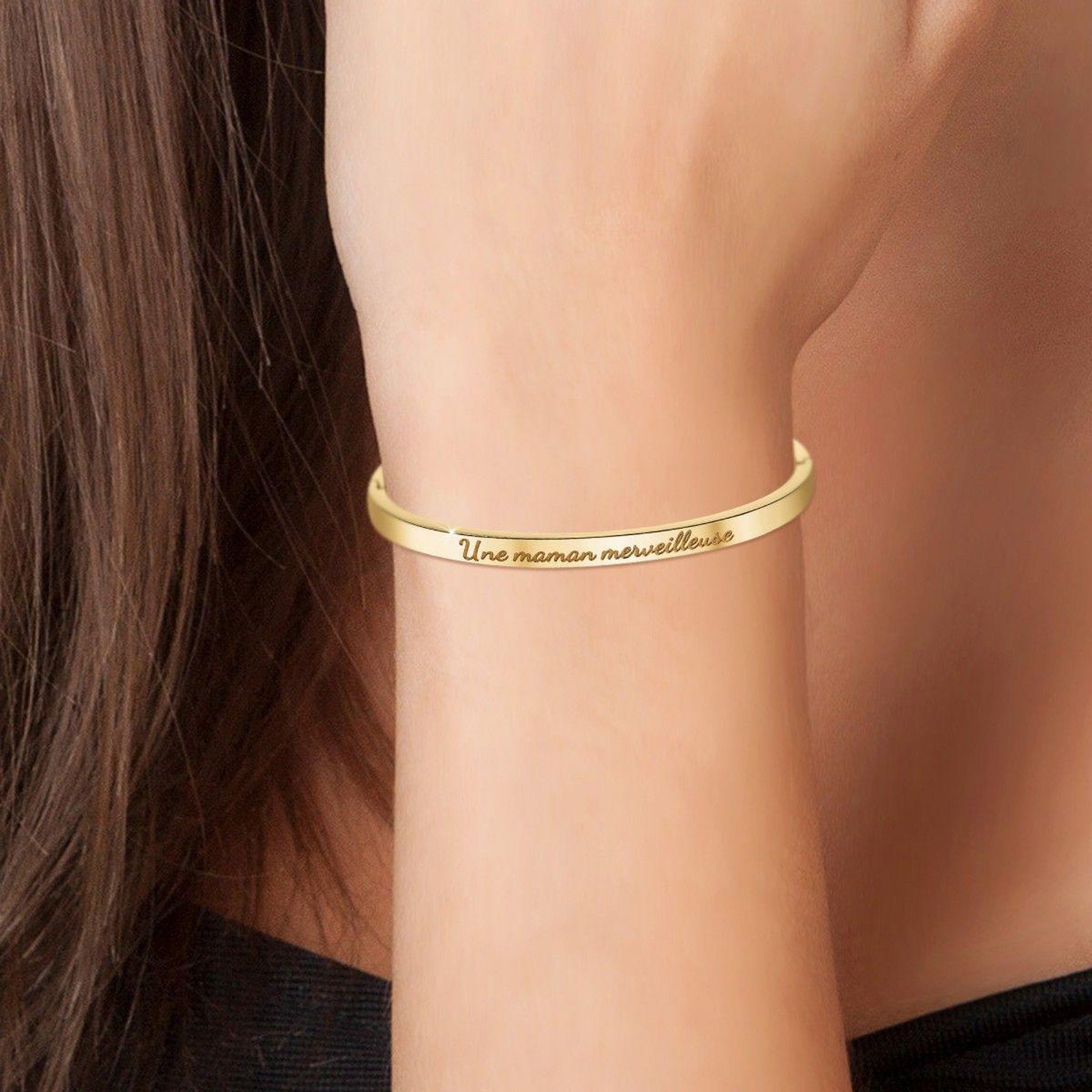 Voir la diapositive 2 : SC CRYSTAL Une maman merveilleuse - Bracelet par SC Crystal