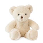 Histoire D'Ours peluche titours blanc 27cm