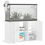 Voir la diapositive 4 : VIDAXL Support pour aquarium blanc 101x41x58 cm bois d ingénierie