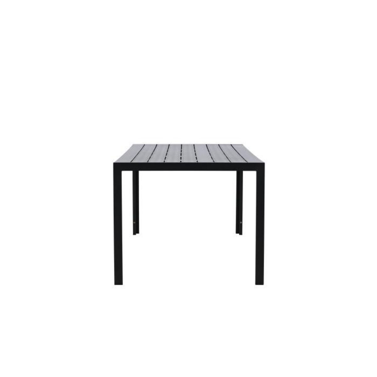 Paris Prix Table de Jardin  Mirko  205cm Noir