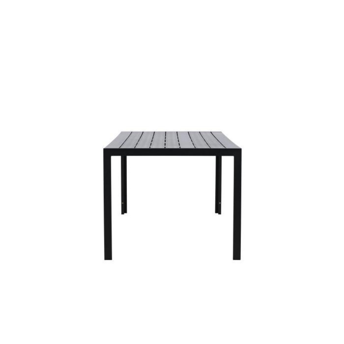 Paris Prix Table de Jardin  Mirko  205cm Noir