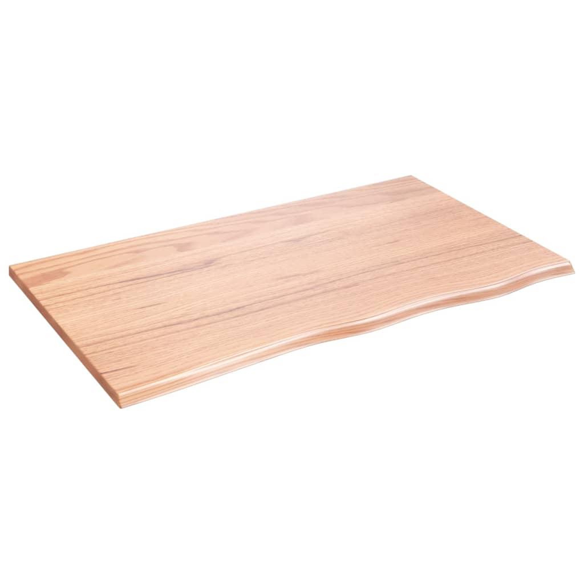 Voir la diapositive 2 : VIDAXL Dessus de table marron clair 100x60x2 cm bois chene traite