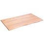 Voir la diapositive 2 : VIDAXL Dessus de table marron clair 100x60x2 cm bois chene traite