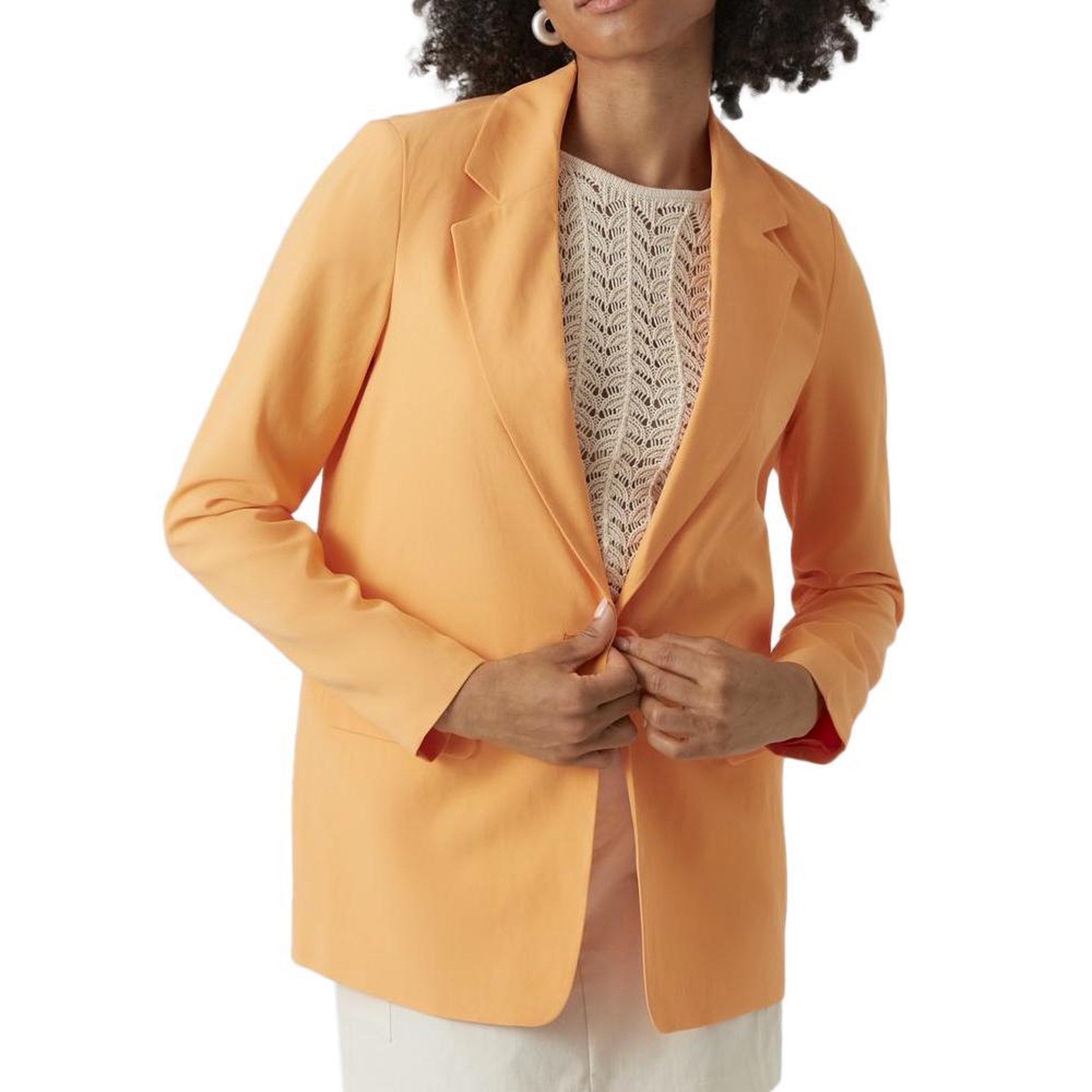 Vero Moda Blazer Orange Femme Vero Moda Carmen. Coloris disponibles : Orange