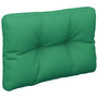 Voir la diapositive 5 : VIDAXL Coussins de palette lot de 2 vert tissu