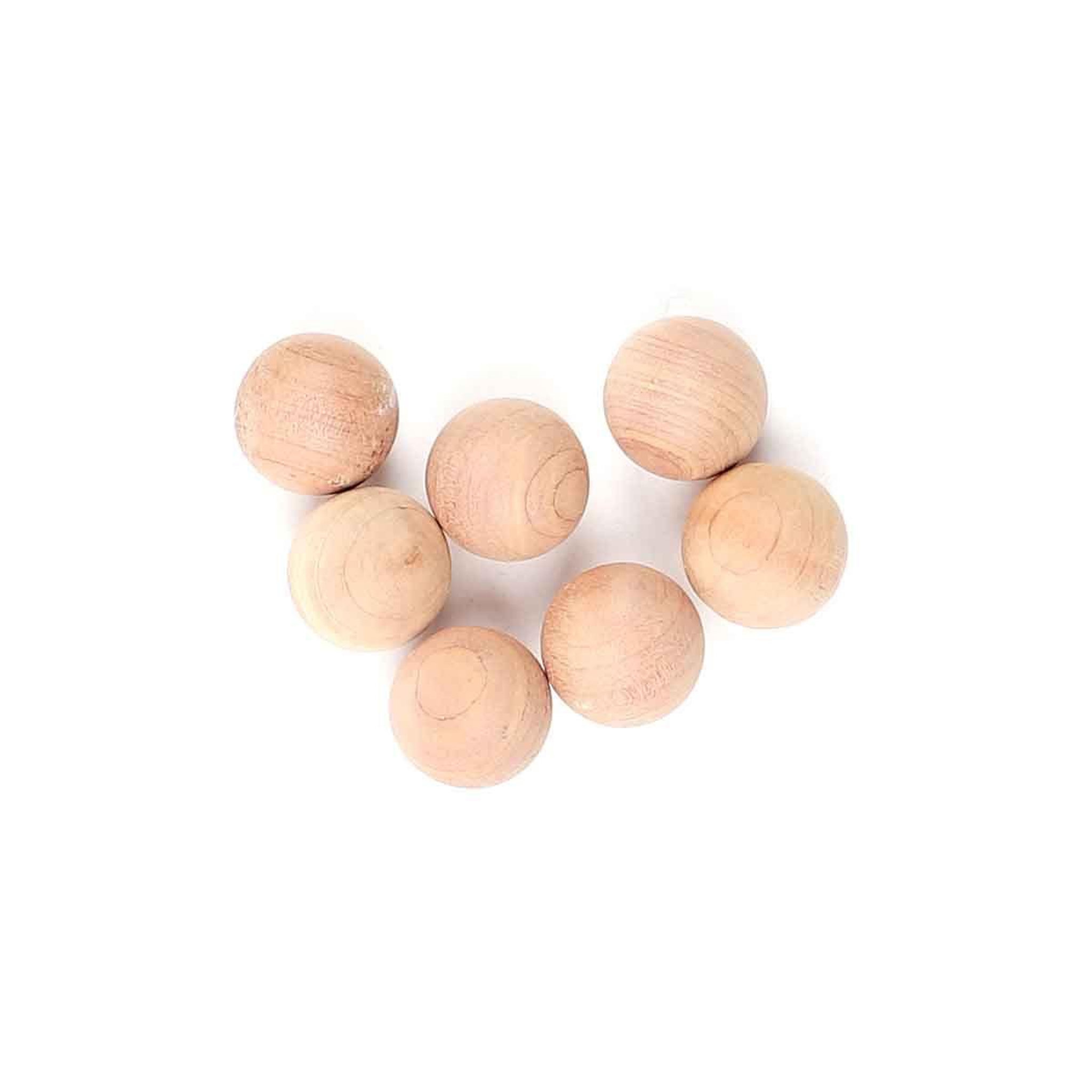 Voir la diapositive 1 : Je cherche une idee Lot de 24 billes  bois de cèdre  2cm naturel