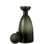 Voir la diapositive 2 : Paris Prix Vase Bouteille Bouchon en Verre  Yoko  34cm Vert Foncé