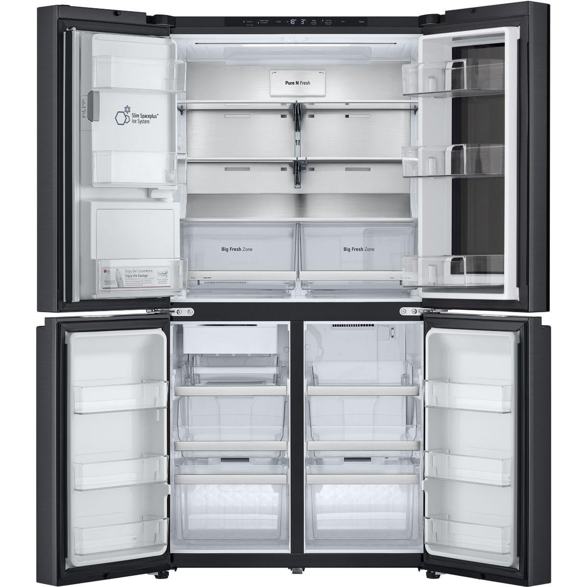 Voir la diapositive 3 : LG Réfrigérateur multi portes GMG960EVEE INSTAVIEW