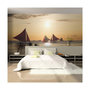 Voir la diapositive 1 : Paris Prix Papier Peint  Voiliers Coucher de Soleil