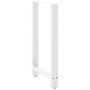 Voir la diapositive 4 : VIDAXL Pieds de table basse blanc 2 pcs 60x(100-101) cm acier