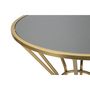 Voir la diapositive 4 : Paris Prix Table d'Appoint en Métal  Simple  100cm Or