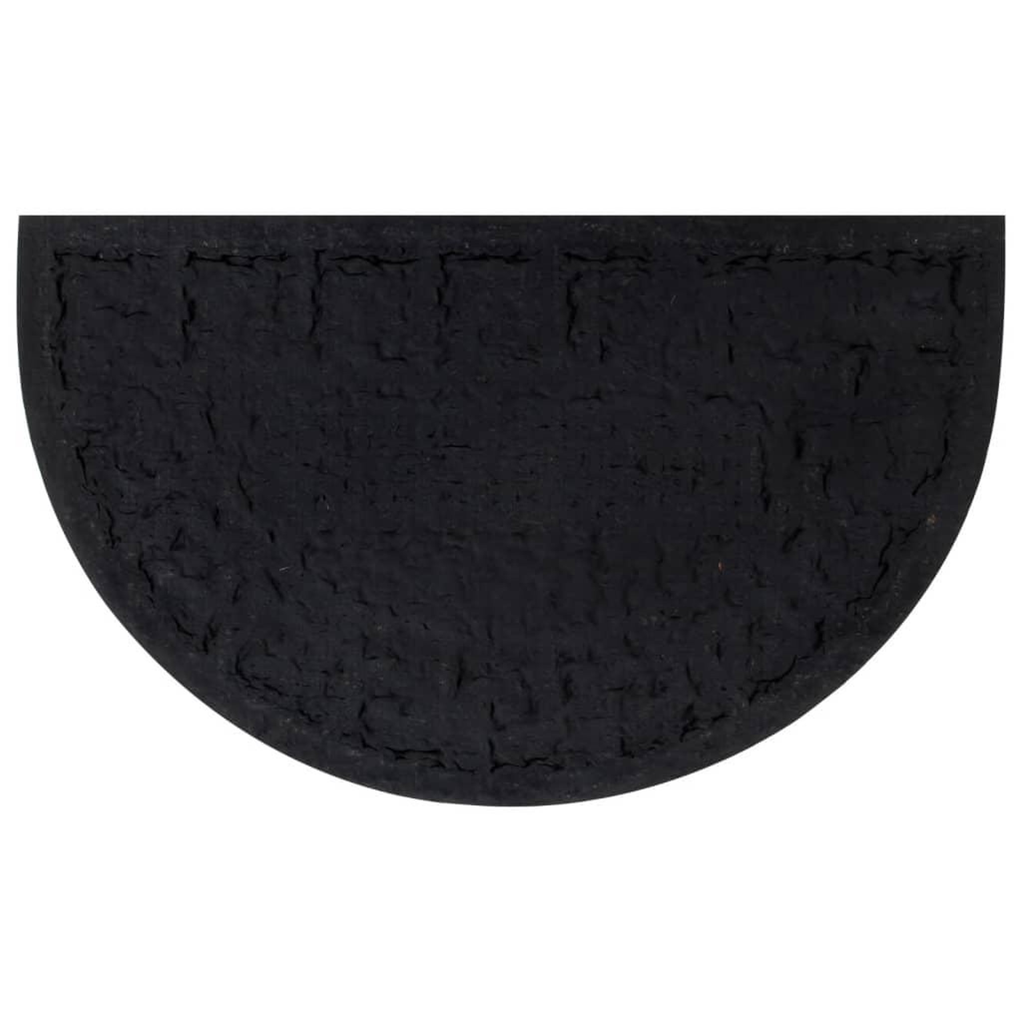 Voir la diapositive 3 : VIDAXL Tapis de porte demi-rond 45x75 cm caoutchouc et fibre de coco