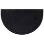 Voir la diapositive 3 : VIDAXL Tapis de porte demi-rond 45x75 cm caoutchouc et fibre de coco