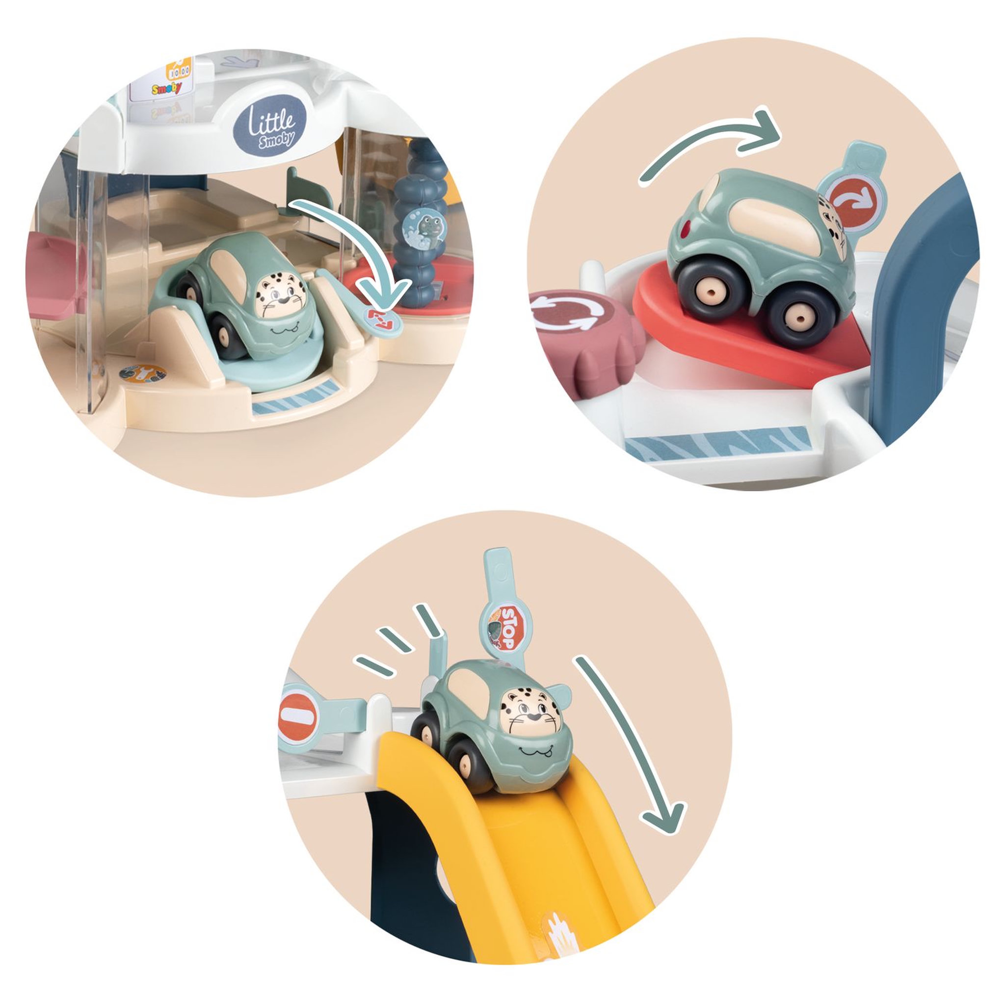Voir la diapositive 4 : SMOBY Premier garage Little Smoby