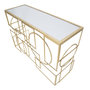 Voir la diapositive 3 : Paris Prix Console Design en Métal  Marie  120cm Or