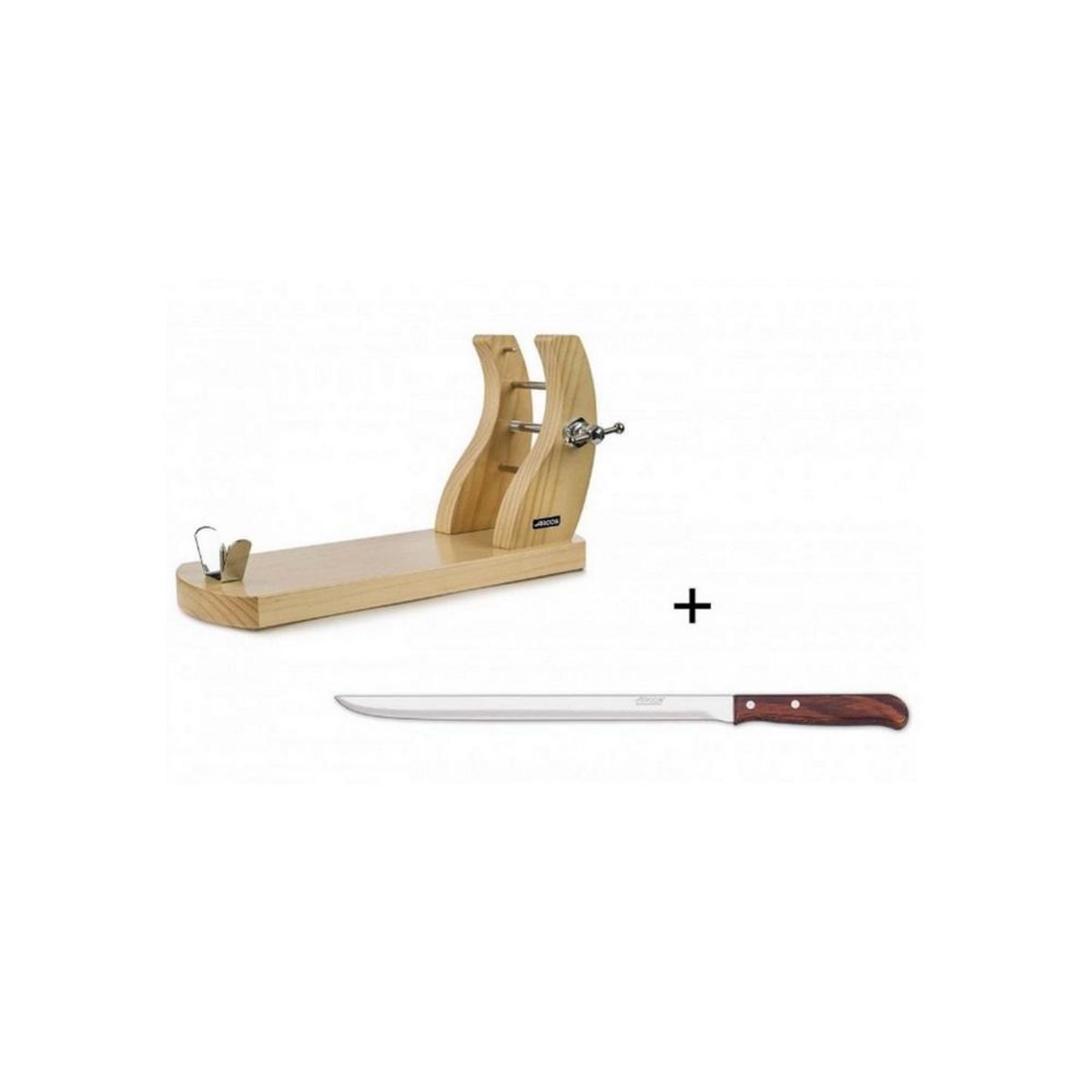 Arcos Support à jambon + couteau 25cm - 859011