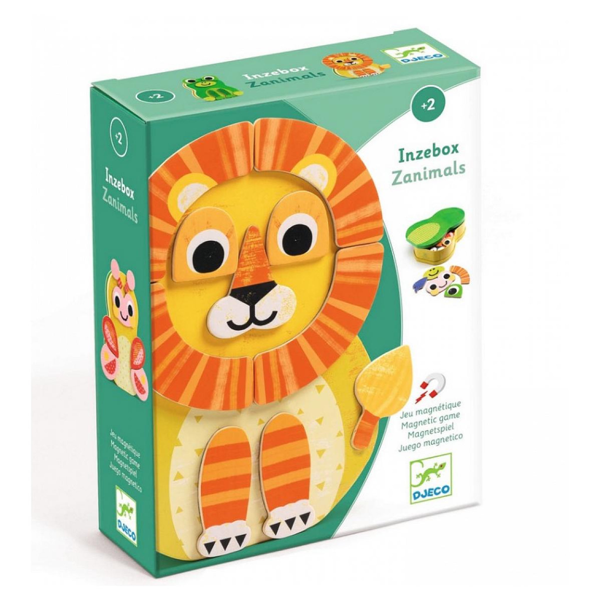 Djeco Inzebox Animals boite magnetique