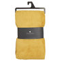 Voir la diapositive 3 : ATMOSPHERA Plaid en Microfibre uni - 230x180 cm - Jaune Ocre