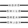 Voir la diapositive 3 : RICO DESIGN Itoshii parck de 19 perles ponii hope smile dream enjoy