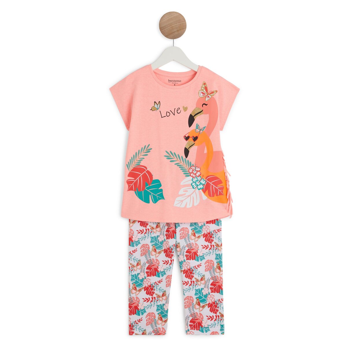 Pyjama flamant 2025 rose fille