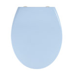 Wenko Abattant WC Sérénité - Abaissement automatique - Duroplastique. Coloris disponibles : Bleu