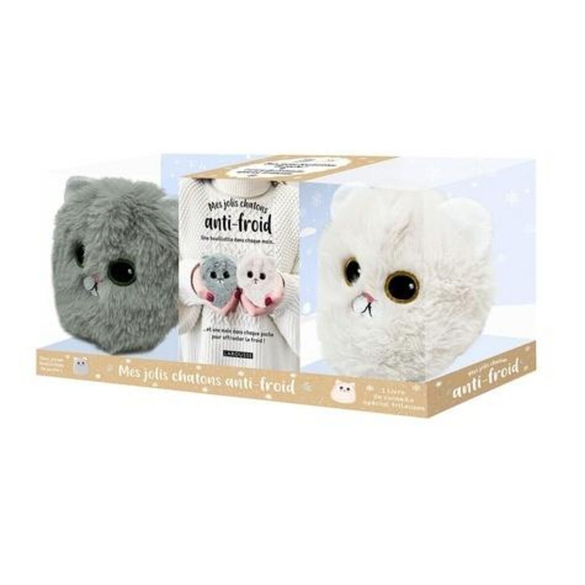 MES JOLIS CHATONS ANTI-FROID. COFFRET AVEC 2 BOUILLOTTES EN PELUCHE + 1 LIVRE DE CONSEILS, Pichard Marie-Noëlle