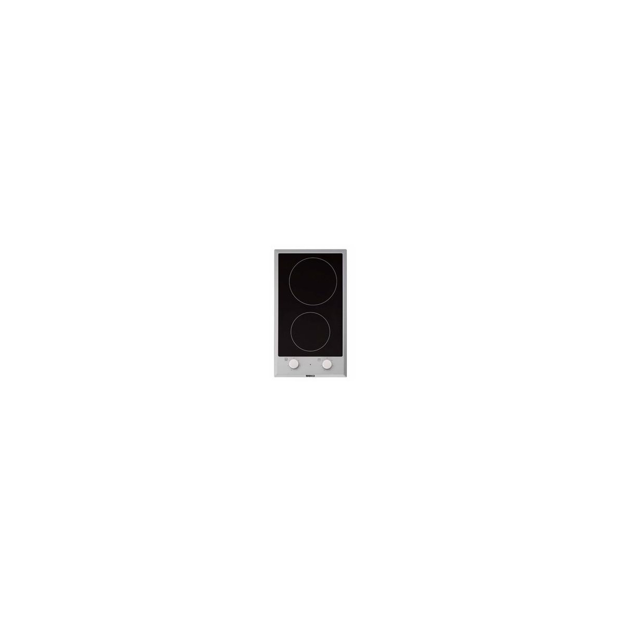 Voir la diapositive 2 : Beko Table domino vitrocéramique 30cm 2 feux inox - hdcc32200x
