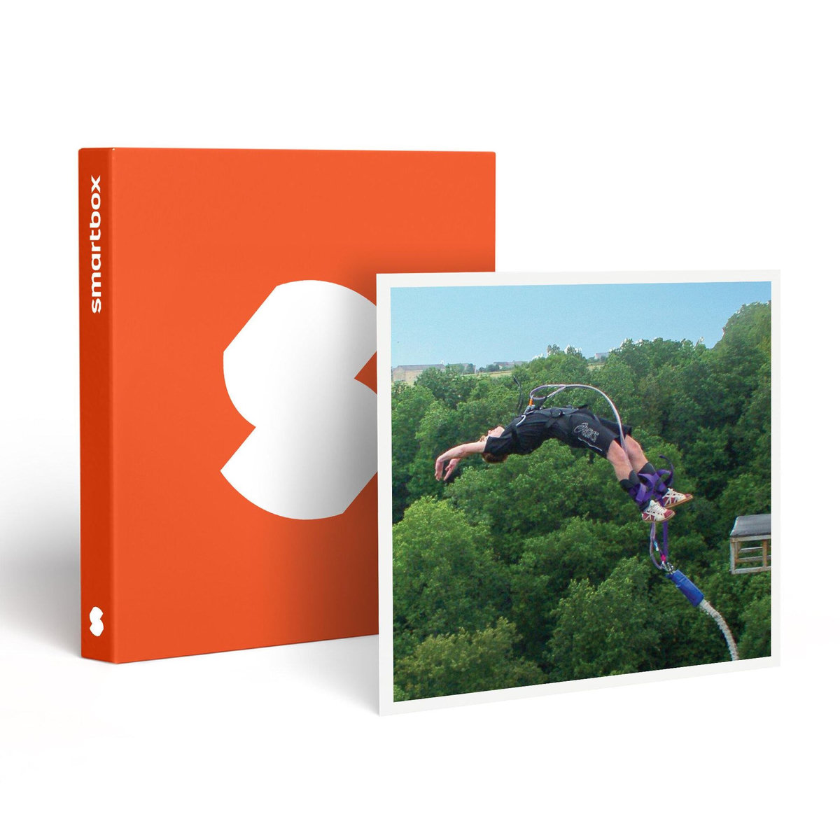 Smartbox Saut à l'élastique en tandem au viaduc de Saint-Georges-le-Gaultier avec certificat et souvenir, pour 2 - Coffret Cadeau Sport & Aventure