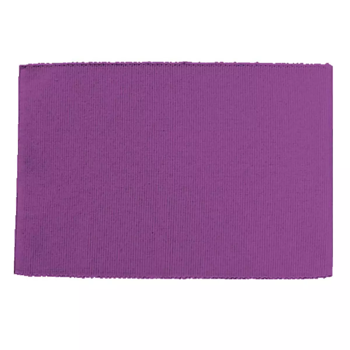 Set de table côtelé uni violet