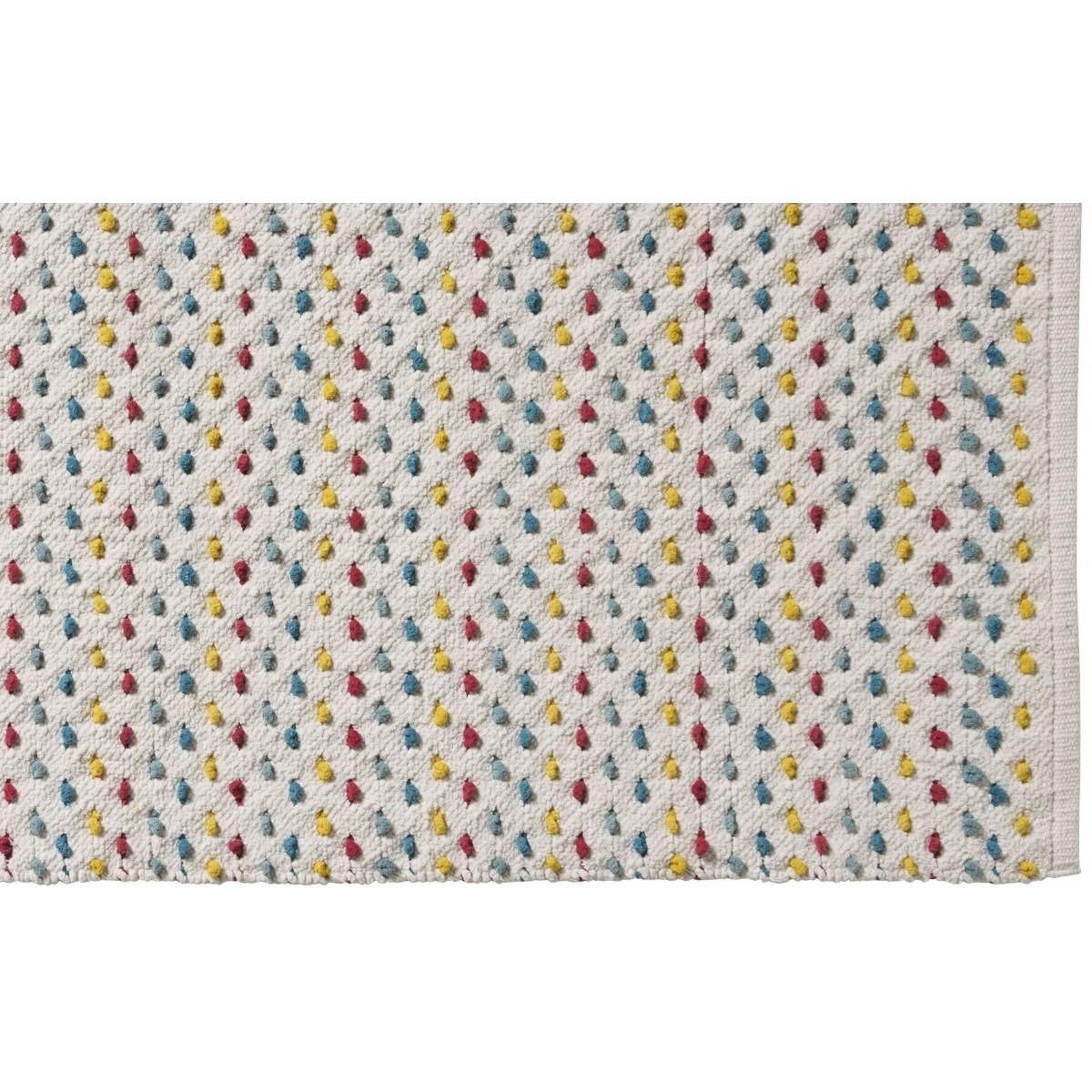 GUY LEVASSEUR Tapis de bain déco en coton chenille 60x120cm