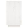 Voir la diapositive 4 : VIDAXL Buffet Blanc 111x34x60 cm Bois massif de pin