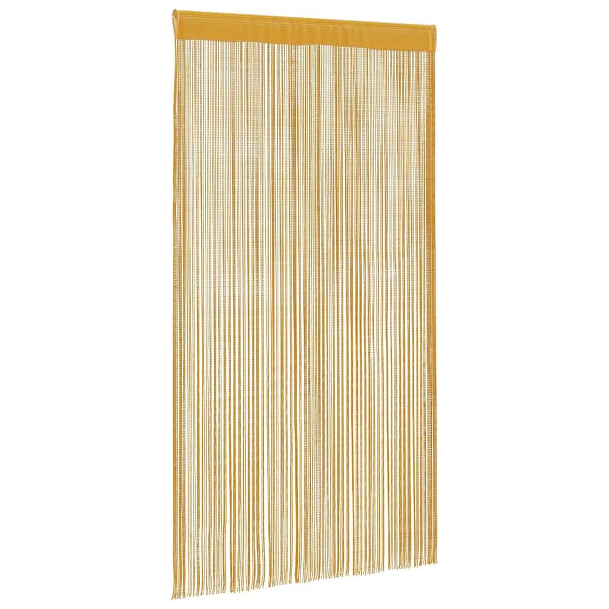 Voir la diapositive 3 : VIDAXL Rideaux a fils 2 pcs or 140x250 cm